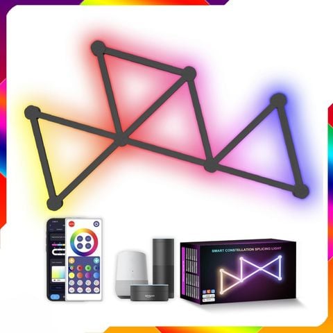 Đèn Trang Trí Lắp Ghép RGB NID-Light Route - Tích Hợp Ứng Dụng Điều Khiển Thông Minh 