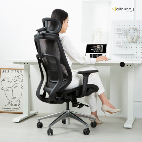 Ghế công thái học HyperWork Airy - Êm ái, thoáng mát tối đa 