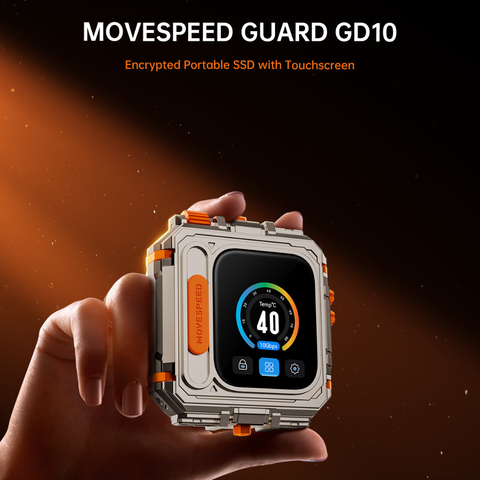  Ổ SSD di động GD10 tích hợp màn hình cảm ứng 1TB/2TB – Mã Hóa, Tốc Độ Nhanh, Hỗ Trợ Tracking Apple Find My 