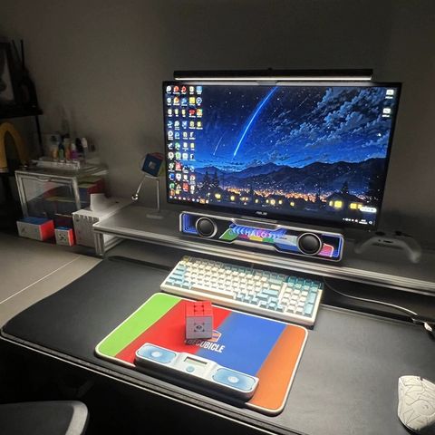  Kệ đỡ màn hình 9SPACE Modular Display Stand dạng, Khung nâng cao bằng nhôm Acrylic, Giá đỡ kim loại bền bỉ 