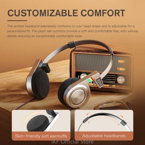 Tai nghe IKF R3 - Phong cách Retro kết hợp Công nghệ Hiện đại 