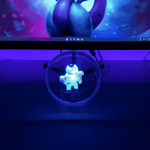  Quạt Đèn LED 3D Hologram | Trình Chiếu Hình Ảnh & Video 3 Chiều Sống Động 