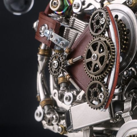  Mô Hình DIY Decor 3D Kim Loại Cá Đèn Lồng Steampunk - Phong Cách Cơ Khí Độ Khó Cao 