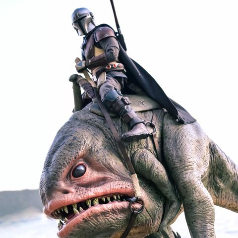  Mô hình 3D DIY HOTTOYS Star Wars The Mandalorian and Grogu TMS046 
