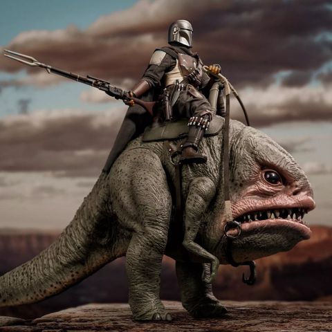  Mô hình 3D DIY HOTTOYS Star Wars The Mandalorian and Grogu TMS046 
