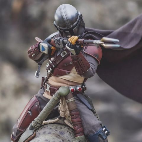  Mô hình 3D DIY HOTTOYS Star Wars The Mandalorian and Grogu TMS046 