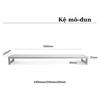  Kệ đỡ màn hình 9SPACE Modular Display Stand dạng, Khung nâng cao bằng nhôm Acrylic, Giá đỡ kim loại bền bỉ 