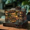  Mô hình 3D DIY Nhà tắm nước nóng Ginzan Onsen 