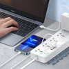  Ổ Cắm Điện Đa Năng LDNIO SC5415 - 5 Ổ Cắm + 4 Cổng Sạc Nhanh USB & Type-C, Chống Giật Trẻ Em, Công Suất 2500W, Dây Dài 2M 