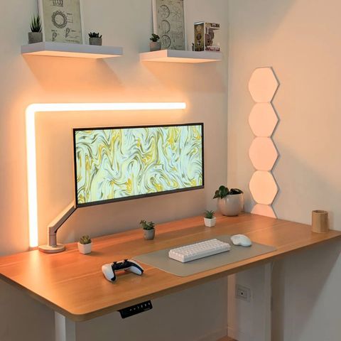  Đèn RGBIC hiệu ứng NID Glide dạng ống - Cho góc làm việc bừng sáng 