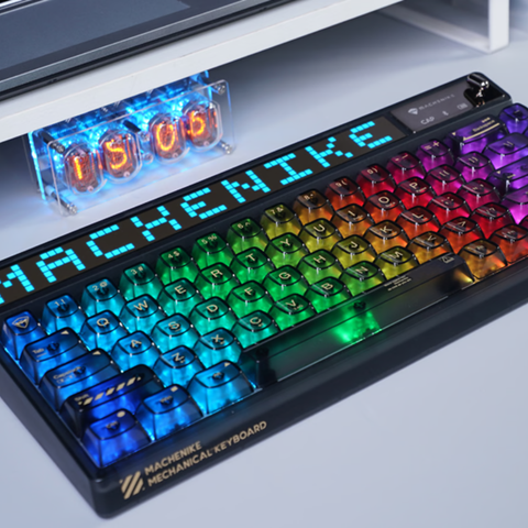  Bàn phím Machenike | Thiết kế Retro với màn hình Pixel và đèn RGB 