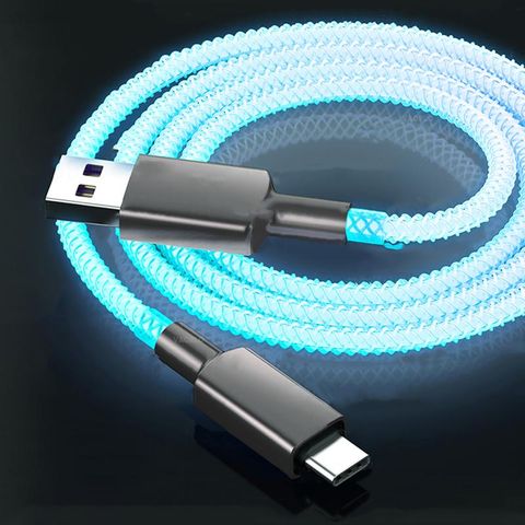  Dây cáp TYPE-C LED RGB - Sáng tạo từ góc làm việc 