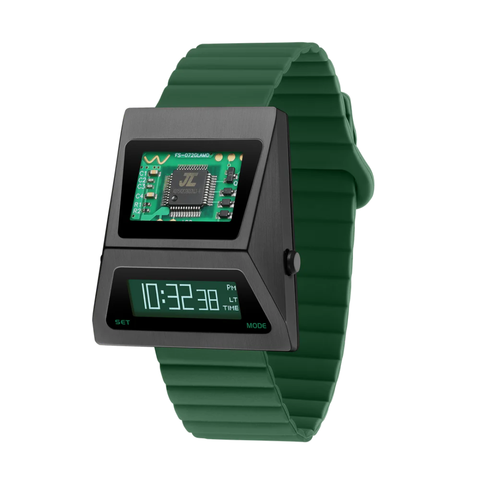  CYBER WATCH S3000-C: Đồng hồ phong cách cyberpunk, màn hình OLED 