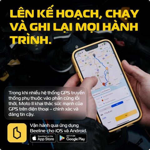 Beeline Moto II – Thiết Bị Dẫn Đường GPS Cho Xe Máy | Nhập Khẩu Chính Hãng Từ Đức 