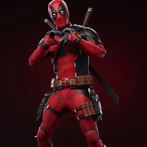  Mô hình 3D DIY HOTTOYS Deadpool & Wolverine: Deadpool MMS746B 