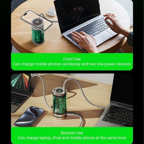  Sạc Dự Phòng Super Mushroom MFISH 40000mAh 