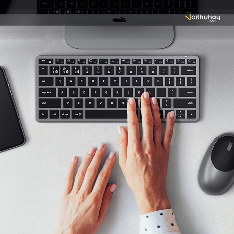  Bàn phím Bluetooth Satechi Slim có đèn nền | Chính hãng Satechi 
