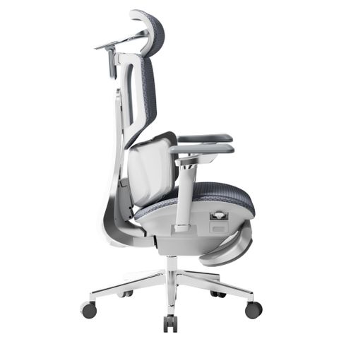  Ghế công thái học thông minh HBADA X7 - Massage Tự Động Sau 45 Phút, Vải Lưới Đàn Hồi Cao Cấp 