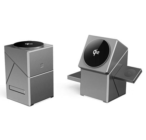 Trạm sạc không dây xoay tự động 3 trong 1 - CubeTrick X 