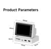  Docking Station Hagibis màn hình mini 3.5 inch IPS AIDA64 - Giám Sát CPU RAM HDD Thời Gian Thực, Hub USB-C Đa Năng Cho Laptop, PC 