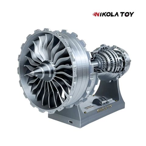  Mô hình động cơ tuốc bin quạt Rolls Royce DIY Trent 900 NikolaToy™ 