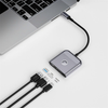  Hub Chuyển Đổi Type-C WiWU WI-HB002 3in1 – Cổng HDMI 4K@60Hz, USB 3.0, Thiết Kế Nhôm Nguyên Khối, Dây Bện Nylon Bền Bỉ 
