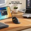  Chuột Công Thái Học ProtoArc EM11 NL & EM05 NL - Ergonomic, DPI 2400, Kết Nối 3 Thiết Bị, Sạc USB-C, Không Dây Bluetooth 
