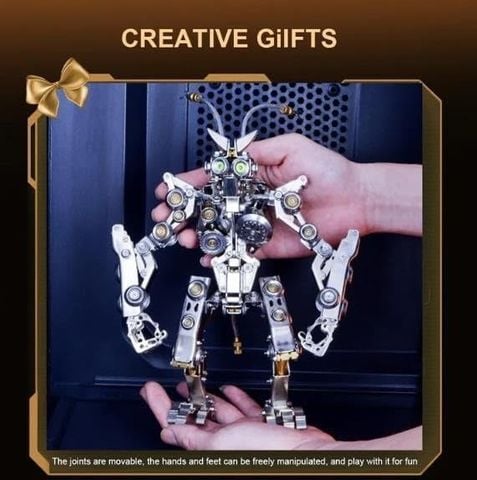  Mô Hình Lắp Ghép Kim Loại 3D DIY Tự Làm Robot Biến Hình Tôn Ngộ Không 