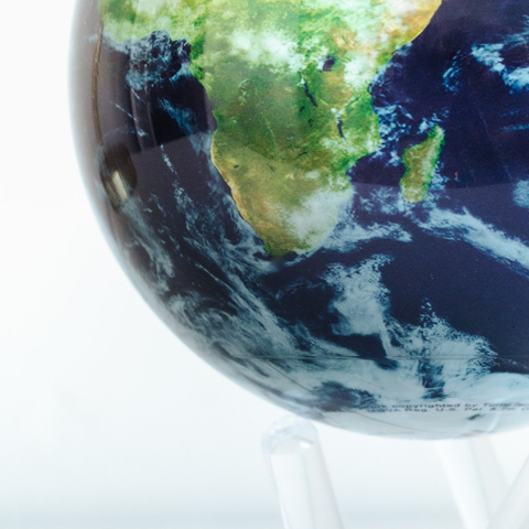  Earth with Clouds MOVA Globe - Mô hình Quả địa cầu tự xoay 