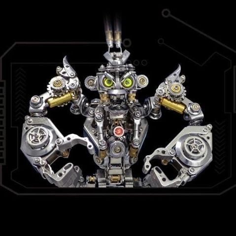  Mô Hình Lắp Ghép Kim Loại 3D DIY Tự Làm Robot Biến Hình Tôn Ngộ Không 