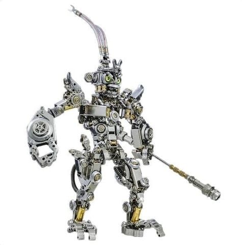  Mô Hình Lắp Ghép Kim Loại 3D DIY Tự Làm Robot Biến Hình Tôn Ngộ Không 