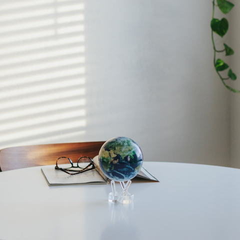  Earth with Clouds MOVA Globe - Mô hình Quả địa cầu tự xoay 