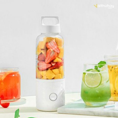  Máy xay sinh tố mini cầm tay 500ml - Chính hãng Vitamer, BH 6 tháng 