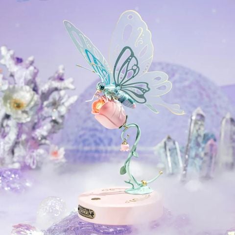  Mô hình steampunk ROKR 3D DIY Bươm Bướm Bay Cơ Khí MI05 