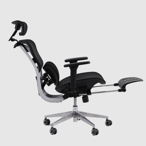  Ghế công thái học GAMI Crom (Phiên bản lưng Carbon) 