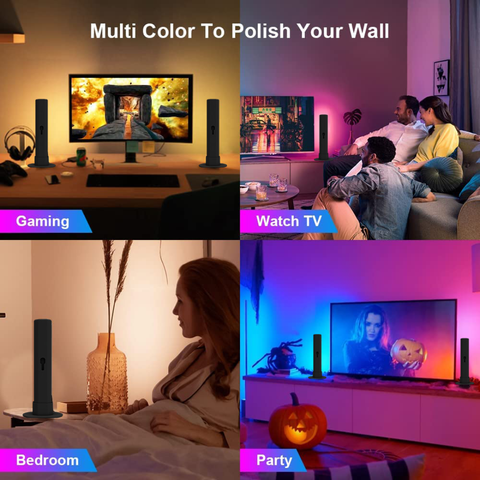  Đèn RGB Trang Trí Trên Bàn NID-Light Mount - Cảm Ứng Âm Thanh Tích Hợp App Điều Chỉnh 