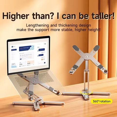  Giá đỡ Laptop công thái học xoay 360 độ 9Space X có thể tản nhiệt, gấp gọn 