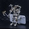  Bộ Lắp Ráp Mô Hình Kim Loại DIY 3D Mecha Priest với Rìu Bánh Răng 256 Mảnh - Giá Đỡ Điện Thoại 2 trong 1 