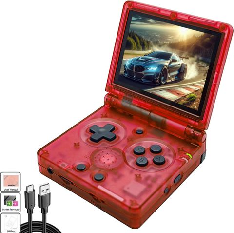  Máy Chơi Game Cầm Tay Anbernic RG35XXSP 64GB - Hơn 5000 Game Retro, Pin 3300mAh, Kết Nối TV 