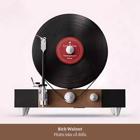  Đầu Đĩa Than Dọc Floating Record - Gramovox | Mâm Đĩa Than Retro Từ Chicago 