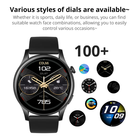  Đồng Hồ Thông Minh COLMI V73 – Màn Hình AMOLED 1.43 inch, Gọi Bluetooth, Theo Dõi Sức Khỏe Toàn Diện 