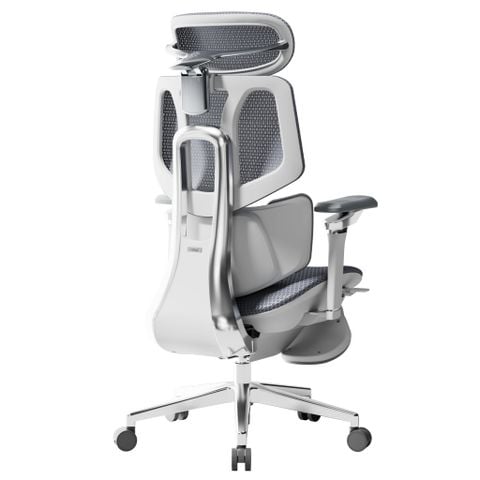  Ghế công thái học thông minh HBADA X7 - Massage Tự Động Sau 45 Phút, Vải Lưới Đàn Hồi Cao Cấp 