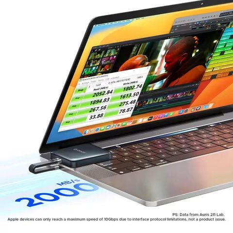  Ổ SSD Nam Châm Từ Tính ORICO - Tốc Độ 20Gbps, Hỗ Trợ Quay 4K ProRes Cho iPhone 15 Pro Trở Lên 