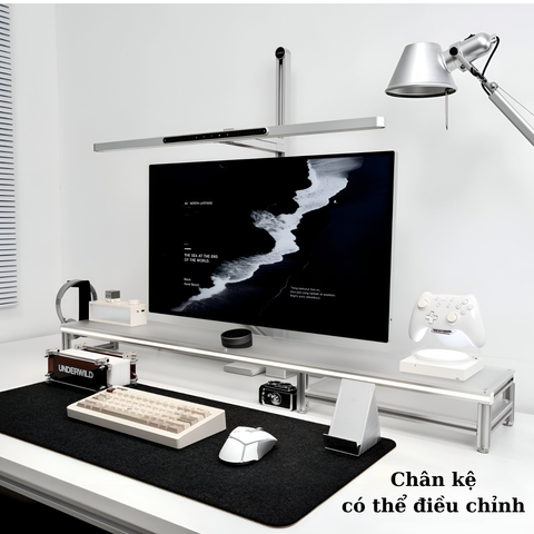  Kệ đỡ màn hình 9SPACE Modular Display Stand dạng, Khung nâng cao bằng nhôm Acrylic, Giá đỡ kim loại bền bỉ 