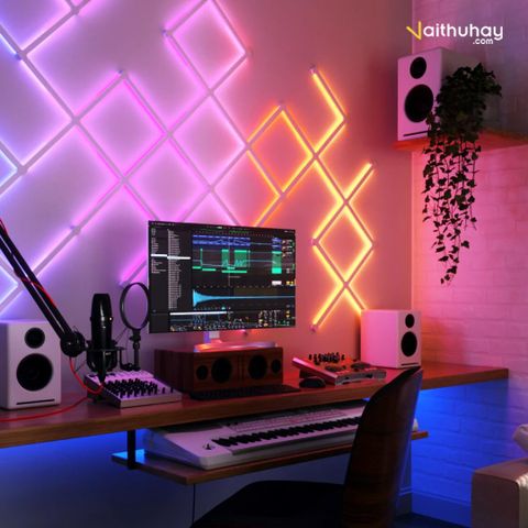  [NEW] Đèn thông minh cảm ứng màu LINES SQUARED chính hãng Nanoleaf 