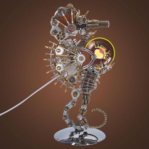  Bộ Lắp Ghép Steampunk Cá Ngựa 3D - Hơn 2000 Mảnh Độc Đáo 