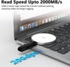  Ổ cứng di động Aiffro P10 Magnetic PSSD 1TB - Tốc độ lên đến 2000MB/s, Type-C, SM2320, USB 3.2 Gen 2x2 20Gbps 
