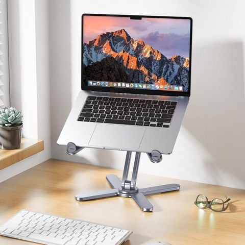  Giá đỡ Laptop công thái học xoay 360 độ 9Space X có thể tản nhiệt, gấp gọn 