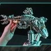  Mô Hình Cá Voi Cá Động Vật Cơ Khí DIY 3D Kim Loại Phong Cách Steam Punk 
