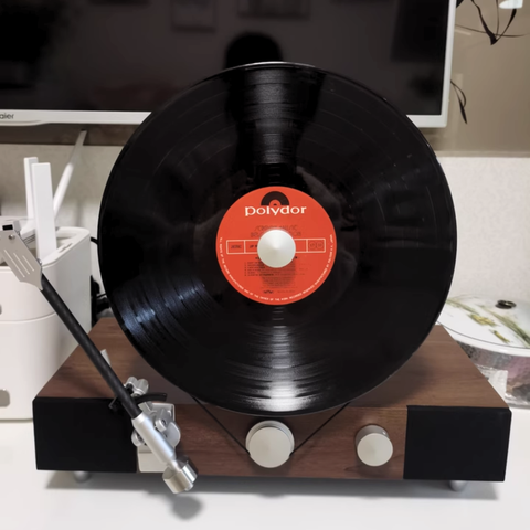  Đầu Đĩa Than Dọc Floating Record - Gramovox | Mâm Đĩa Than Retro Từ Chicago 